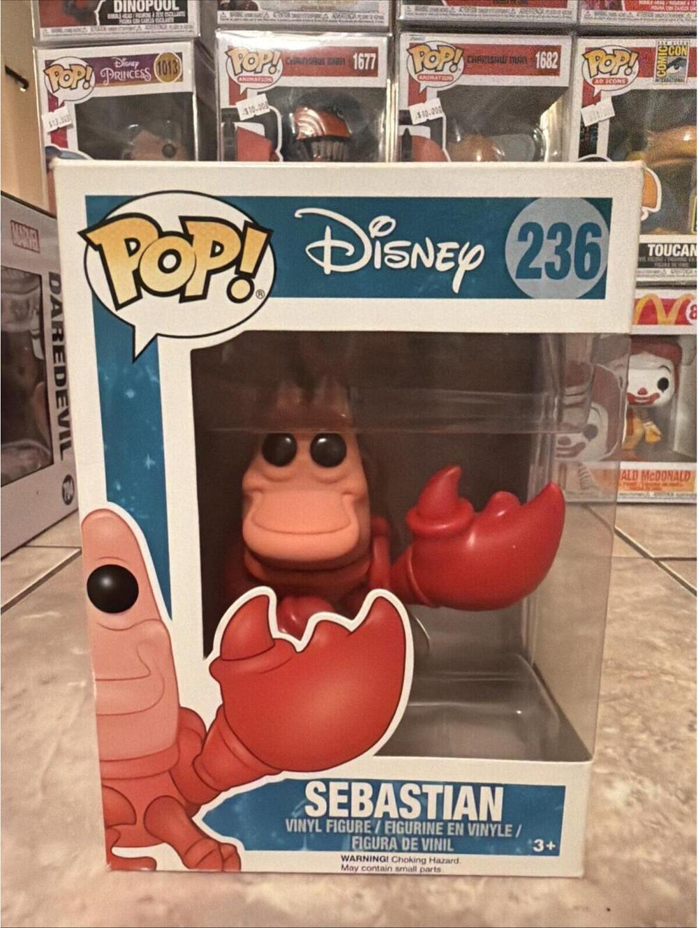Funko Pop! Vinyl: Disney - Sebastian #236 w/Protector